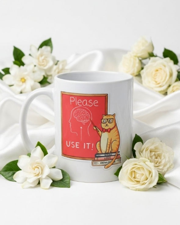 🧠 "Please Use It" Funny gift